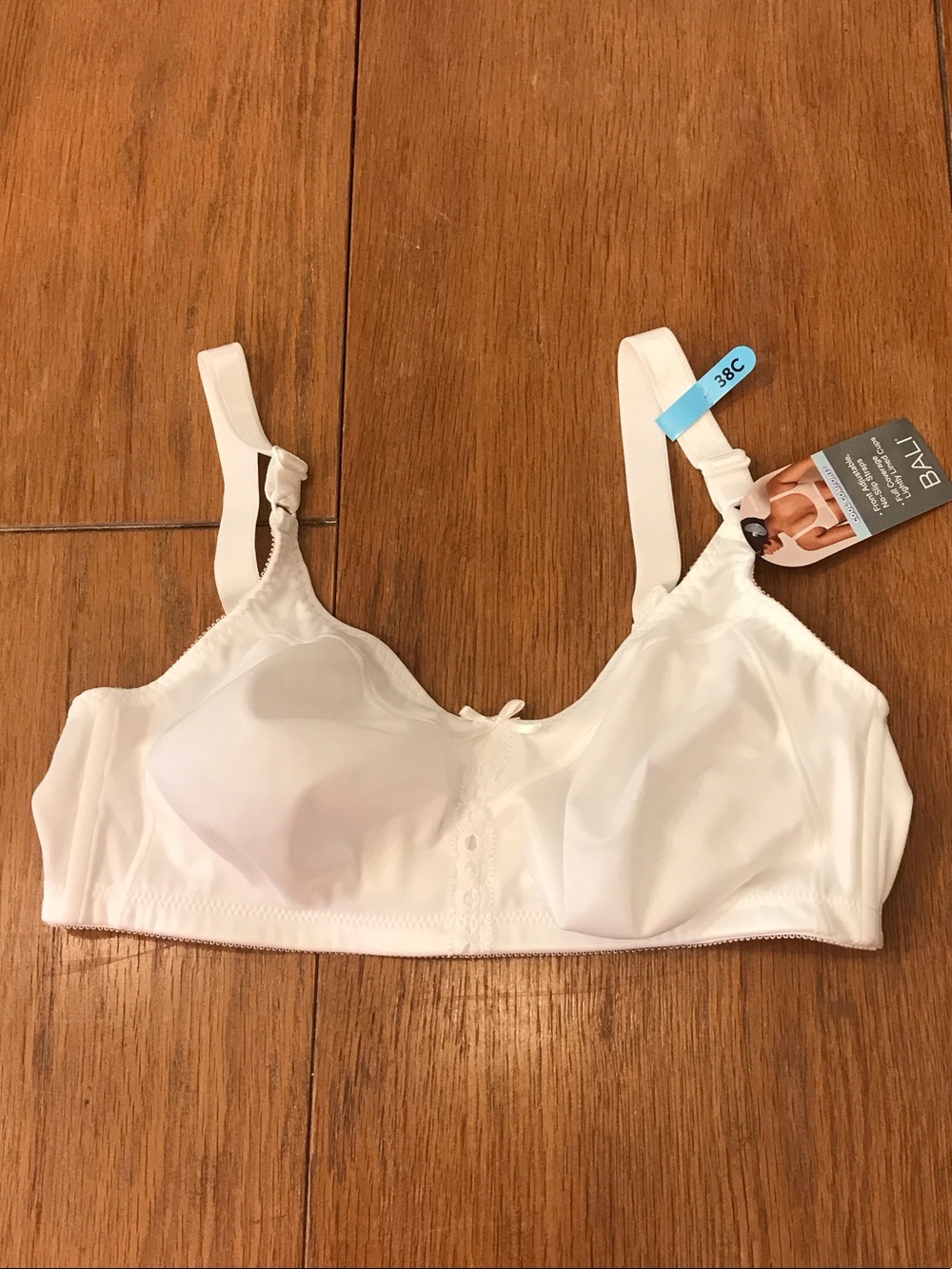 Bali White Comfort Soft-Cup Bra 38C